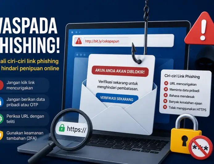 Cara Mengenali Link Phishing dan Menghindari Penipuan Online
